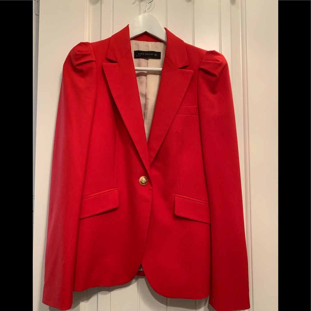 Red Zara Blazer - Size S